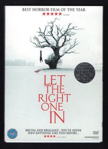 Let The Right One In. DVD Movie. Staring Kare Hedebrant, Lina Leandersson and Per Ragnar