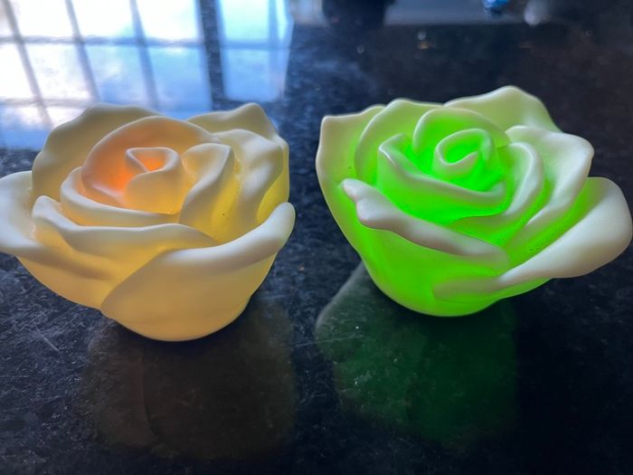 2 Multi Changing Battery Roses