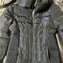 Guess Marciano navy jacket with gathered waist detail New Image 4