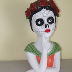 Day of the dead skull ornament