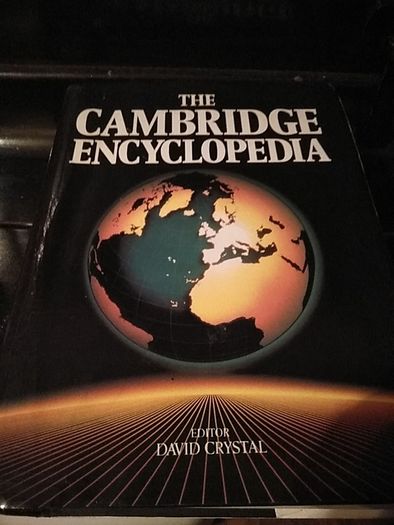 The Cambridge encyclopaedia hardback  editor David crystal