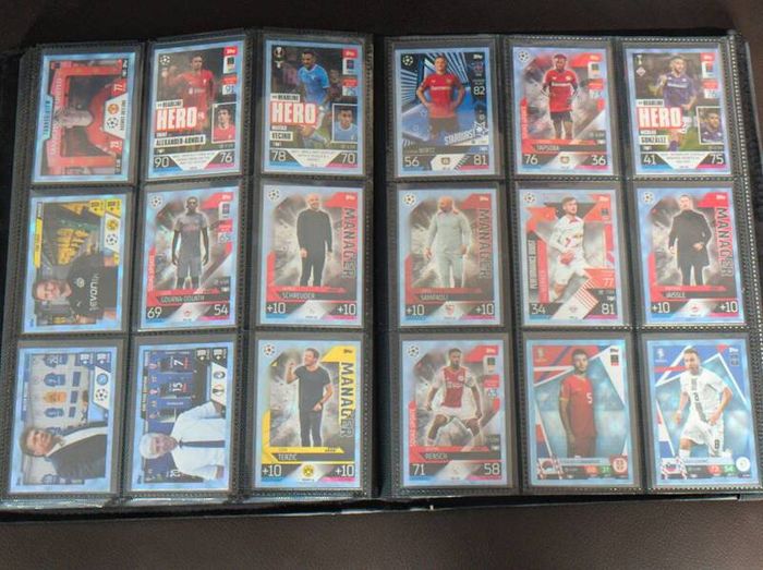 Football Cards Golden ballers limited Editions Topps chrome Merlin & Many more