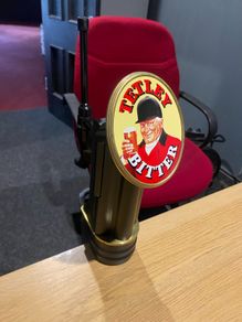 Tetleys Bitter vintage beer tap