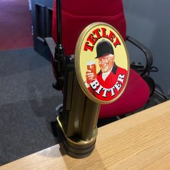 Tetleys Bitter vintage beer tap