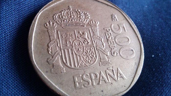 500 Spanish Peseta Coin. 1989.