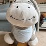 Mamas & Papas Ellery the Rocking Animal in gray plush. Image 2