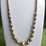 Vintage, Women's Sterling Silver 925 Bead Necklace. length 18,5" - 23,9g Image 5