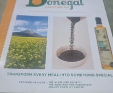 Cooking with Donegal Rapeseed oil.