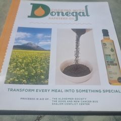 Cooking with Donegal Rapeseed oil.
