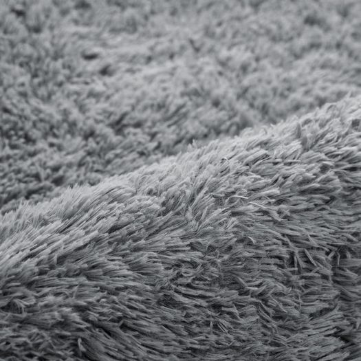 Rugs Living Room - Grey Area Rugs for Bedroom Anti Slip - Modern Super Soft Thick Pile Small Fluffy Shaggy Rug Non Shedding, 50cm x 80 cm MULTIPLE SIZES/COLOURS AVAILABLE (FREE POSTAGE)