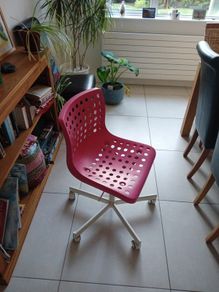 IKEA Pink Swivel Chair