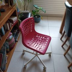 IKEA Pink Swivel Chair