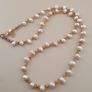 Elegant Fresh Water Pearl and Agate Beads Necklace Image 2