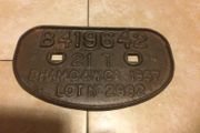 railway carriage Wagon plate free postage