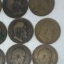Great Britain UK Mainly Edward VII Penny Coin Lot see pictures for details Image 9