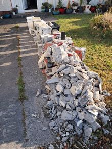 Rubble and brick