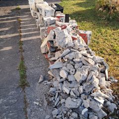 Rubble and brick