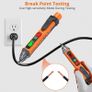 Voltage Tester Pen Non Contact Voltage Detector 48V-1000V/12V-1000V AC Electrical Tester Pen Live/Null Wire Tester with Sensitivity Adjustable Wire Breakpoint Finder Buzzer Alarm Flashlight Image 3