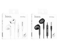 Hoco M101 Max Crystal Grace 3.5mm Wired Earphone With Mic White