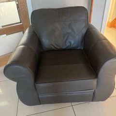 Leather Brown Armchair