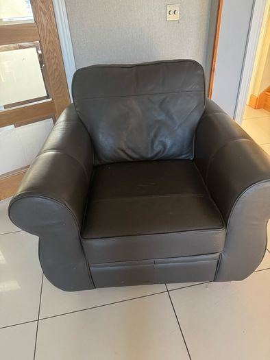 Leather Brown Armchair