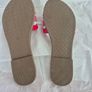 red flat sandals terre de marins (TDM) Image 4