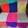 NEW - Hand Knitted throw blanket Image 4