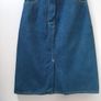 vintage denim skirt 100% cotton Image 2