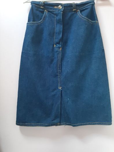 vintage denim skirt 100% cotton
