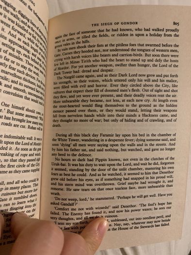 (1990's) Paperback Lord of the rings trilogy & the hobbit book lot