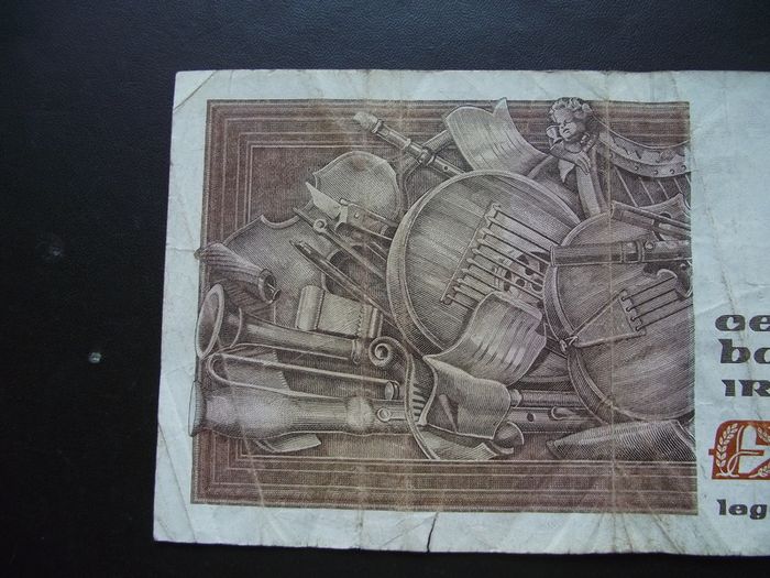 1991 Central Bank of Ireland 50 Pounds, B Series