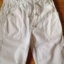 Age 2-3 NEXT White Linen Trousers Image 2