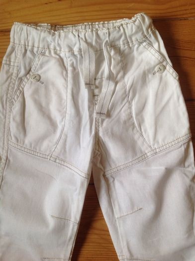 Age 2-3 NEXT White Linen Trousers