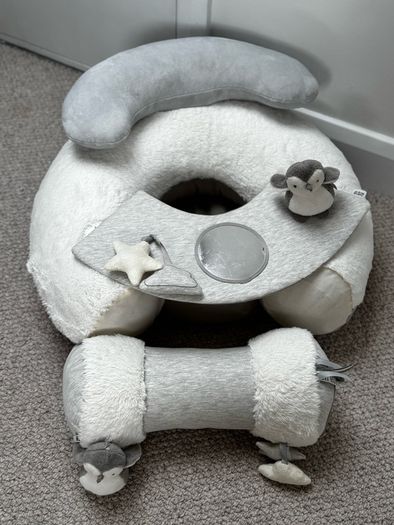 Wish Upon a Cloud Playmat Bundle with Tummy Time Roll, Sit & Play