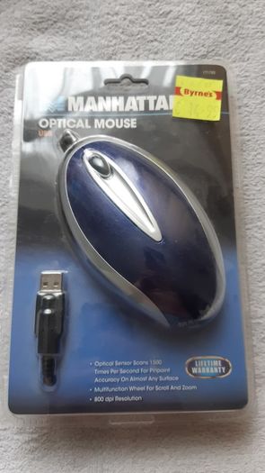 Manhattan Optical Mouse USB 171793 Wired 3 Button