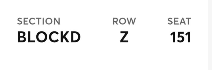 Katie Taylor Tickets x 2  Pitch Seating Block D, Row Z seats 150
