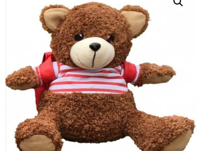 Max Mind power sensory bear with book - as new