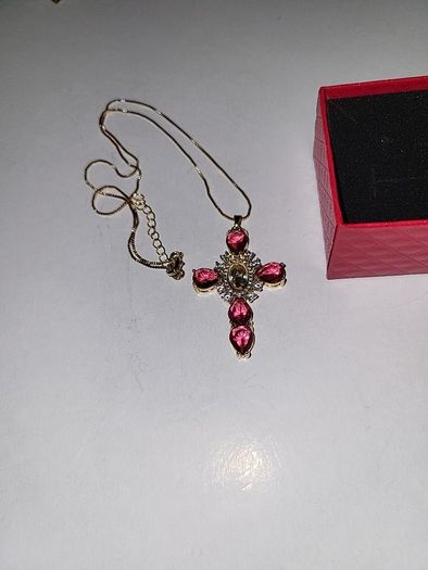 Crucifix and necklace