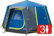 Tent Octago, 3 Man Tent Ideal for Camping in the Garden, Dome Tent, Waterproof 3 Person Camping Tent with Sewn-in Groundsheet (FREE POSTAGE)