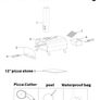 Foldable Outdoor Pizza Maker - 12" Stainless Steel Wood Pellets Oven Image 5