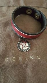 Authentic Celine Leather  Bracelet