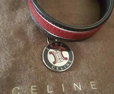 Authentic Celine Leather  Bracelet
