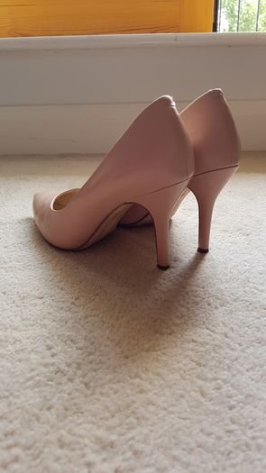NINE WEST - blush nude high heels