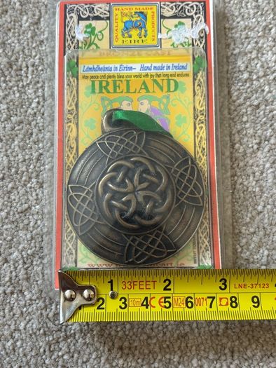 "The Knot" Cold Cast Bronze Pendant / Ornament handmade in Ireland
