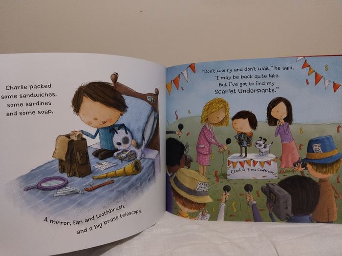 Charlie,s Superhero Underpants Story Book By Paul Bright