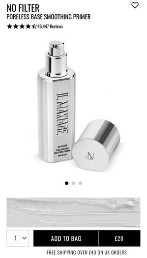 Il Makiage No Filter Poreless Base Smoothing Primer Brand New
