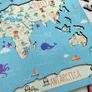 Map Puzzle Montessori Toys Educational Brand new Image 8