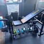 Adjustable Weight Bench with Rack & 50kg Barbell Set Image 6