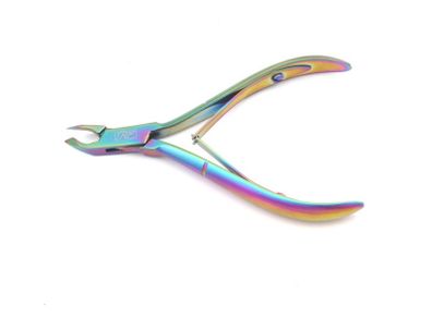 Nail Cuticle Nipper Toe Manicure Scissors Nail Art Clipper Cutter (10.5cm, Multi)