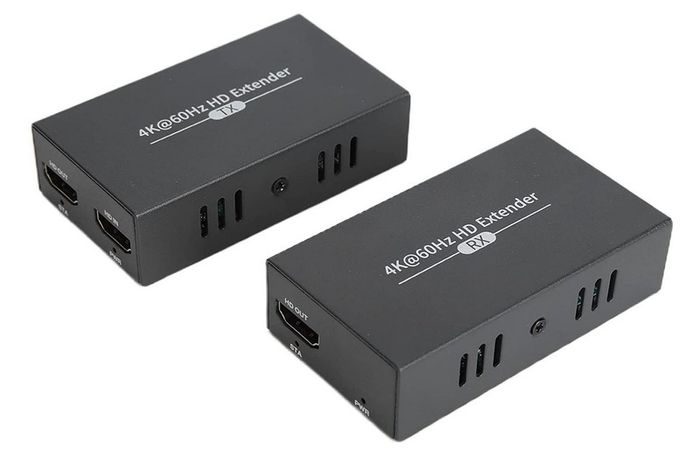 4K 60Hz HD Extenders - 2 pack with Power leads